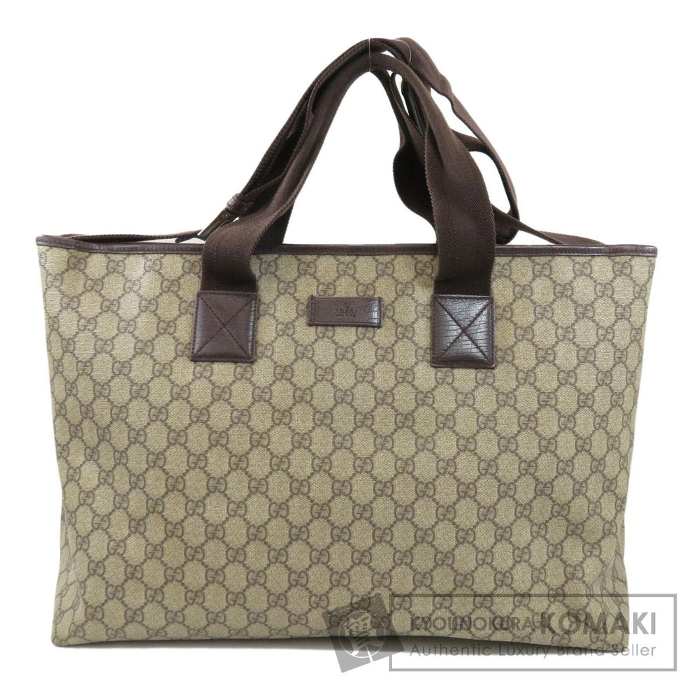 Gucci GG Supreme Joy Tote Shoulder Bag Brown